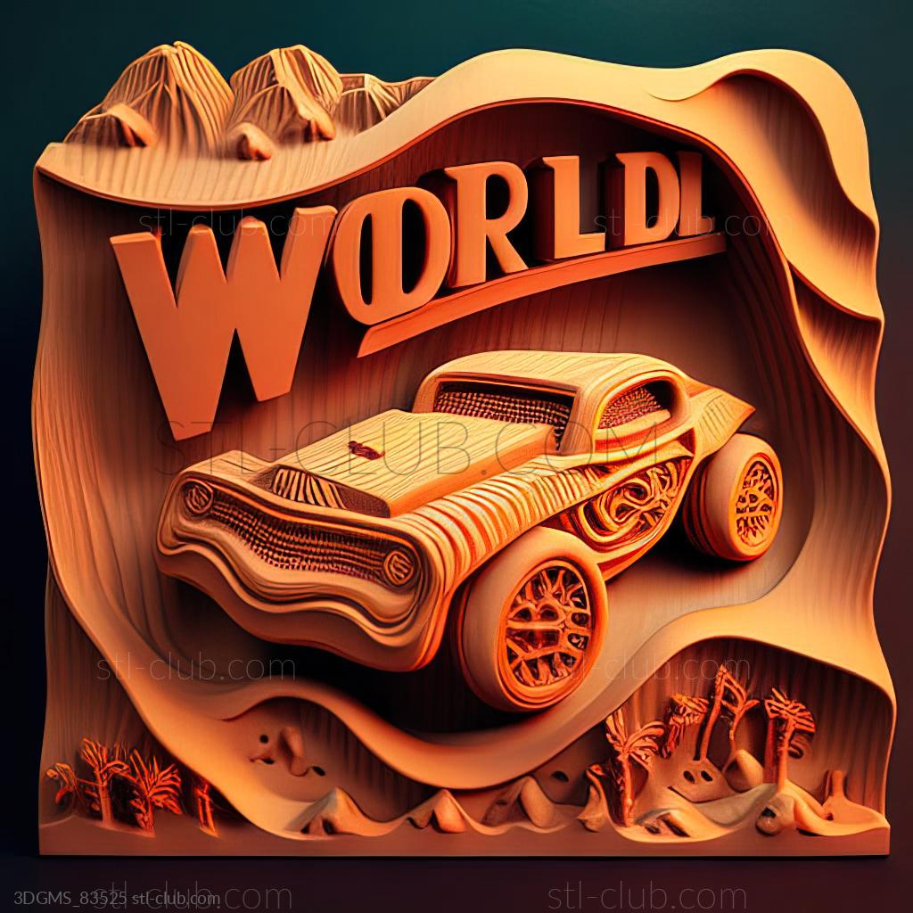 Игра Hot Wheels World Race, Игры 3D модель для ЧПУ: STL / MAX (obj)